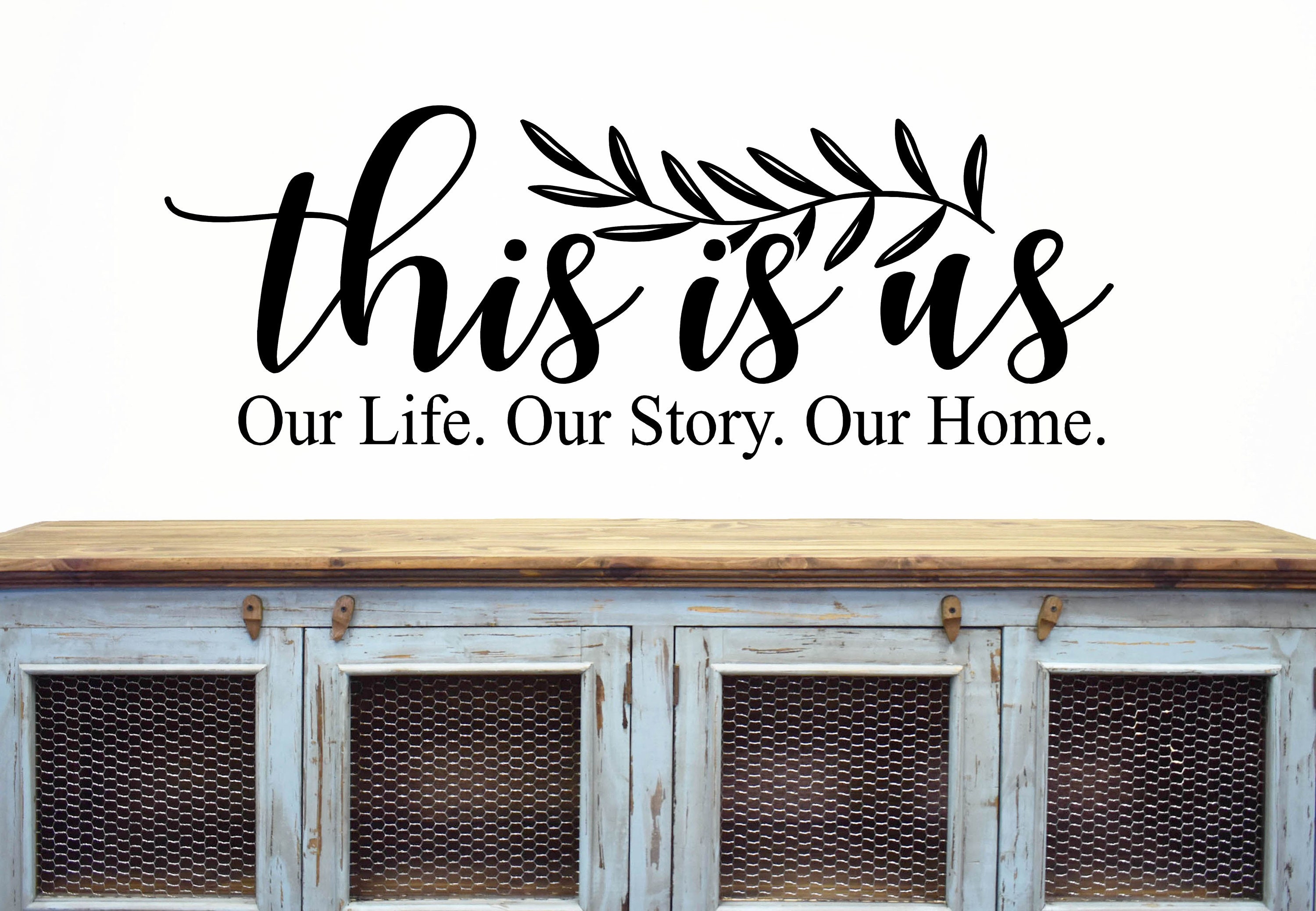 This is Us Quote Wall Decal Choose your Size and Color Etsy