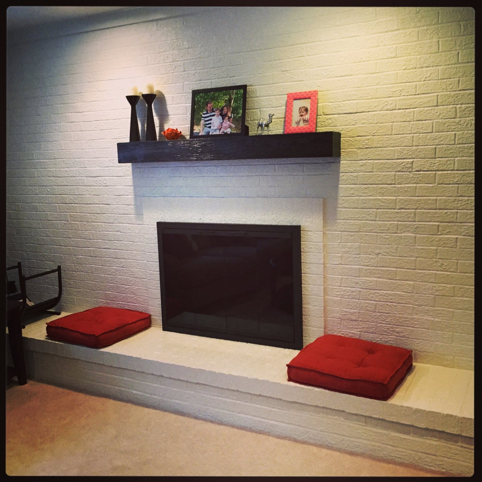 Black Fireplace Mantel 60 Long x 5.5 Tall x Etsy
