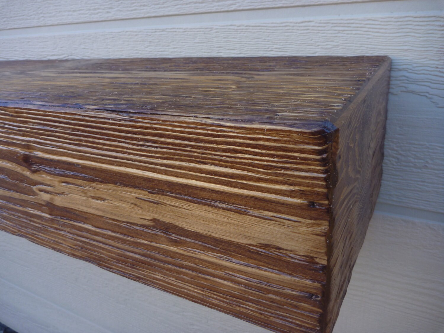 Foundry Select Bartholomew Solid Teak Wood Mantel