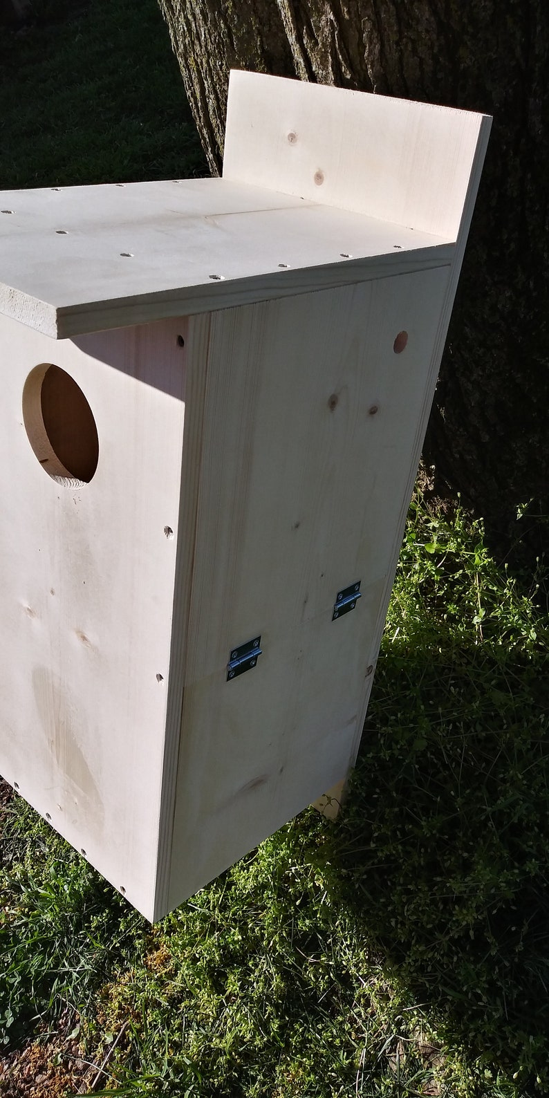 Pileated woodpecker/Merganser nesting box | Etsy