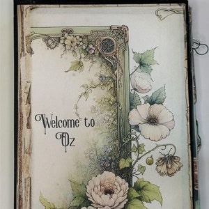 Wizard of Oz Journal - Emerald City Journal - Oz Notebook - Dorothy Diary - Oz Themed Stationary - Wicked Witch Journal - Wizard of Oz Gift