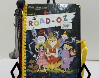 Altered Little Golden Book: Road to Oz Journal - Vintage Book Art