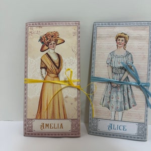 Victorian Paper Dolls: Antique Folio with Clothes & Hats