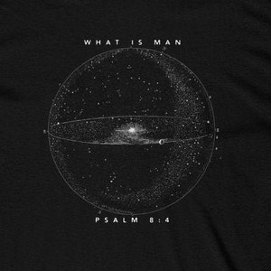 What Is Man Psalm 8:4 T-Shirt, Christian Tee, Bible Verse Shirt, Scripture Quote, Men Women Unisex