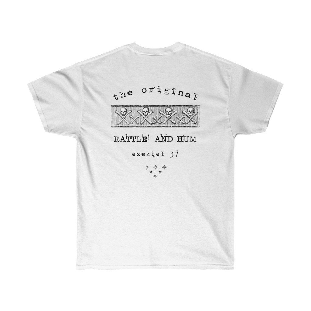 Rattle and Hum Ezekiel T-shirt, U2 Band Shirt, Music Lover