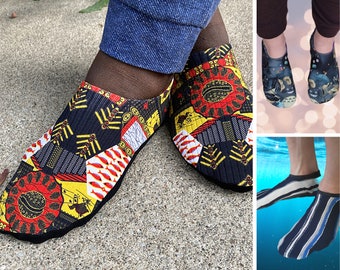 Molde em PDF para costura de sapatos de natação Aubert, sapatos para piscina ou praia para adultos.