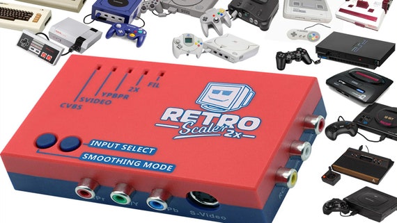 Retroscaler2x AV to HDMI Up-scaler Retro Converter Game Console
