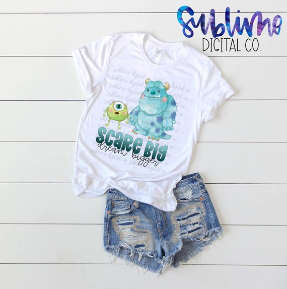 Scare Big Monsters Inc Instant Download Sublimation | Etsy