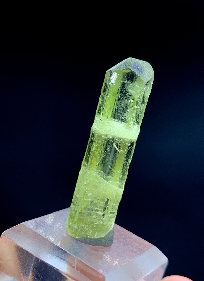 Terminated Heliodor beryl Crystal, Raw Heliodor beryl, Heliodor Gemstone, Heliodor Mineral ,Heliodor Specimen, Heliodor Beryl 24.10 Carat image 6