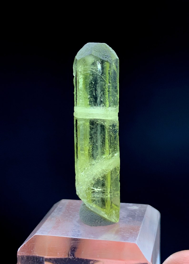 Terminated Heliodor beryl Crystal, Raw Heliodor beryl, Heliodor Gemstone, Heliodor Mineral ,Heliodor Specimen, Heliodor Beryl 24.10 Carat image 5