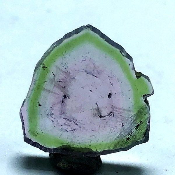 Natural Watermelon Tourmaline Slice , Tourmaline crystal, Tourmaline gemstone, Tourmaline specimen From Afghanistan - 5.30 Carats