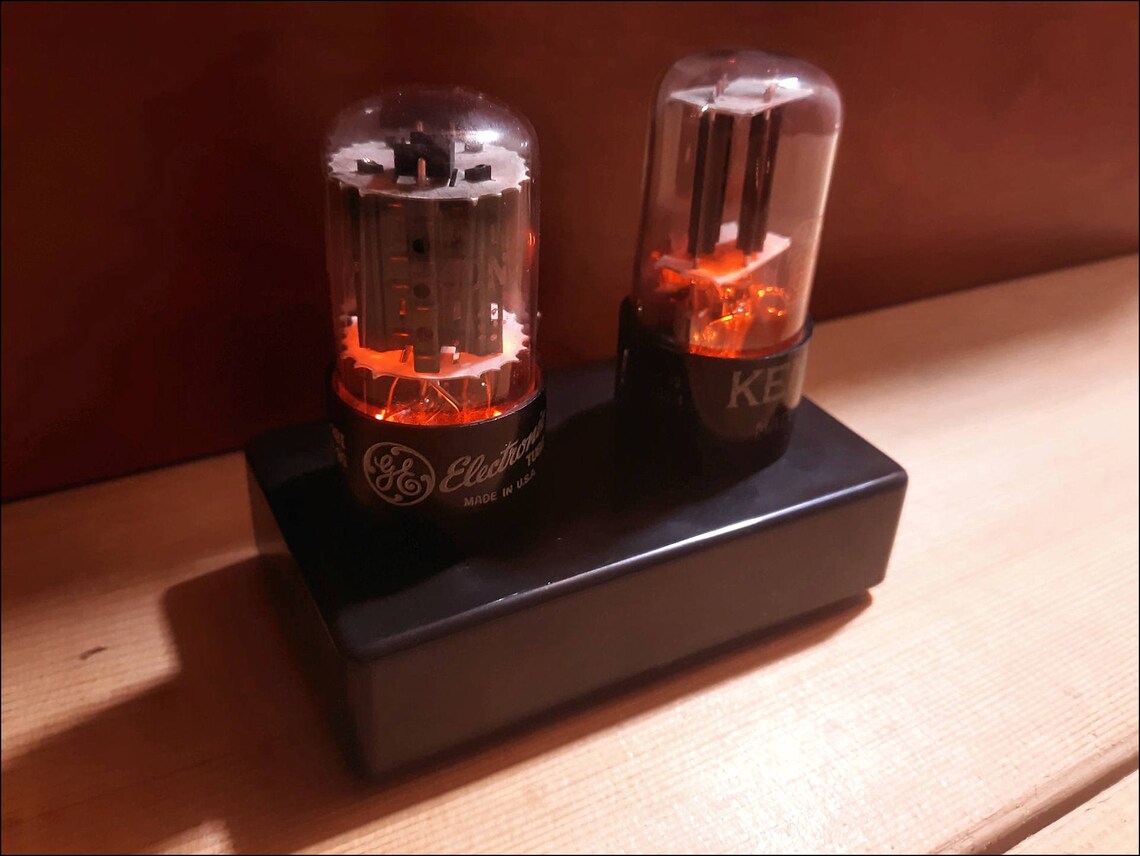 Vintage Audiophile Vacuum Tube Light Fixture Old School Etsy