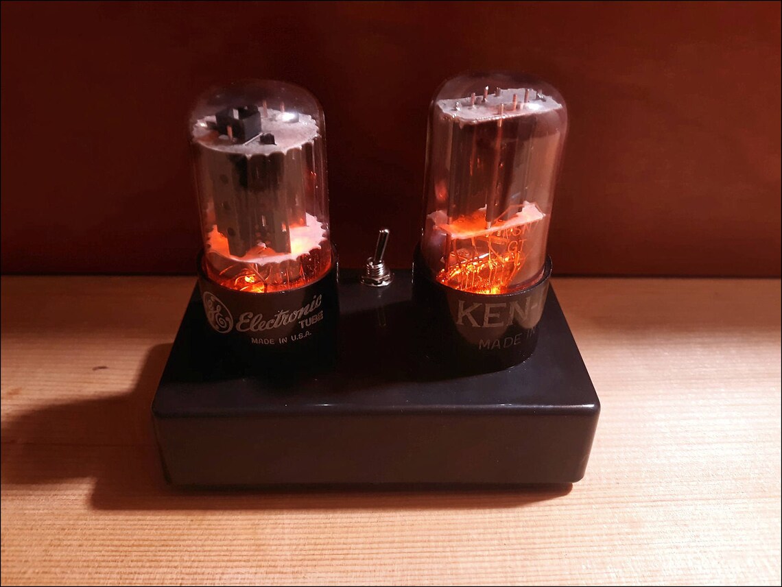 Vintage Audiophile Vacuum Tube Light Fixture Old School Etsy