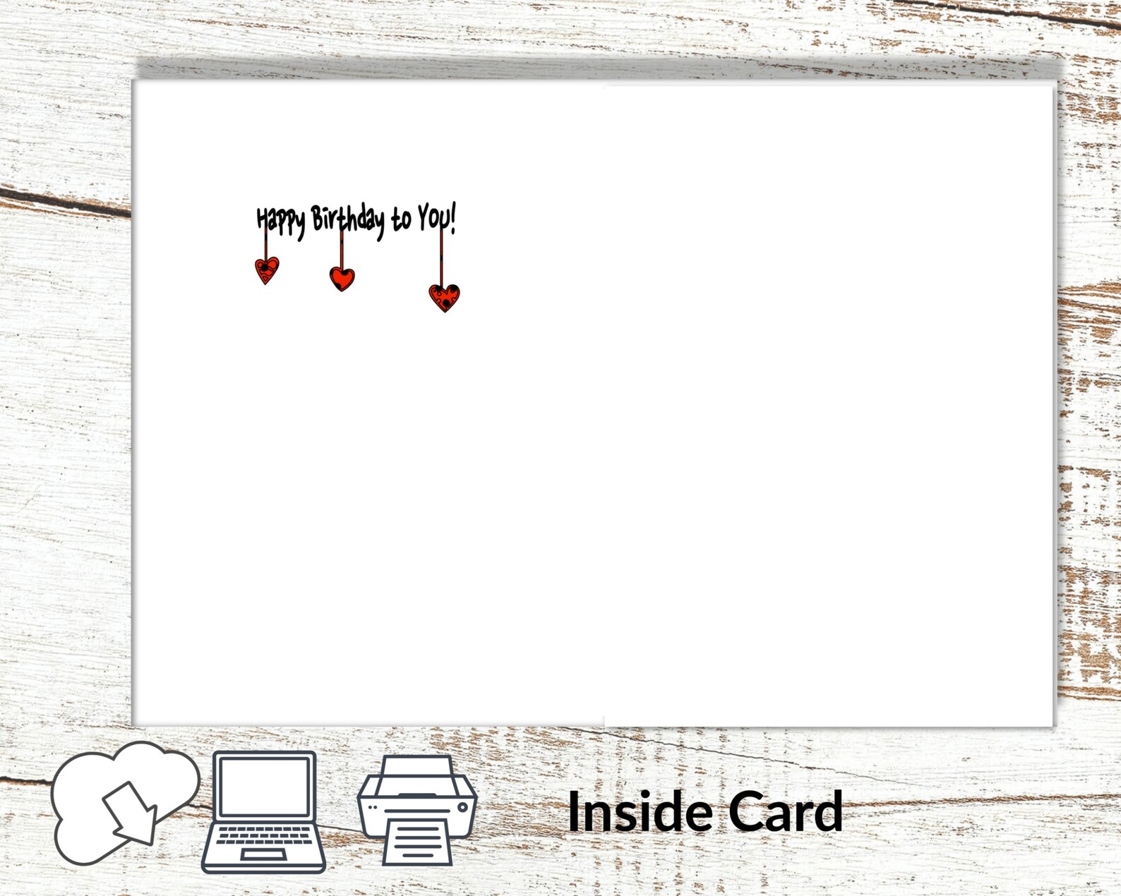 Instant Download and Print at Home 11th Birthday Greeting Card ...