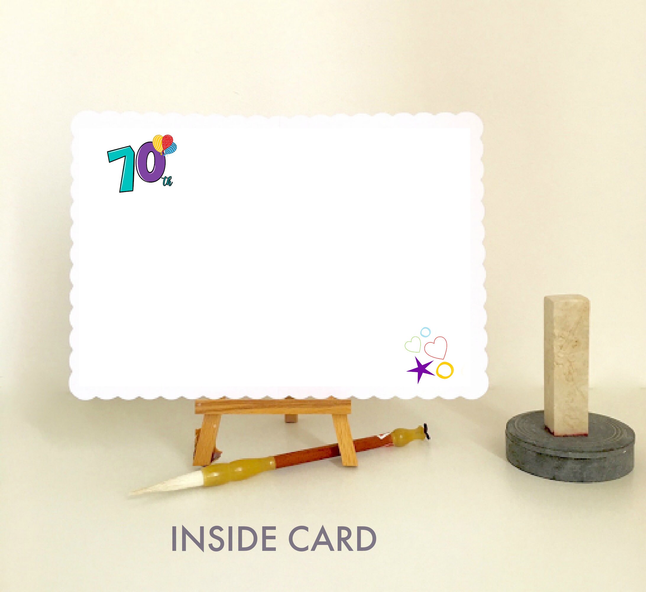 Instant Download 70th Birthday Card to Print at Home - Etsy