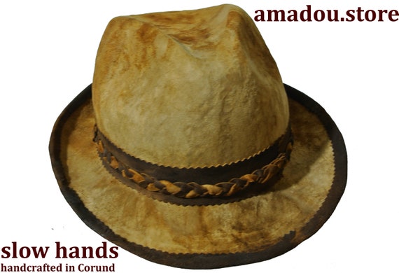 Amadou Fedora Mushroom Hat Artist's 