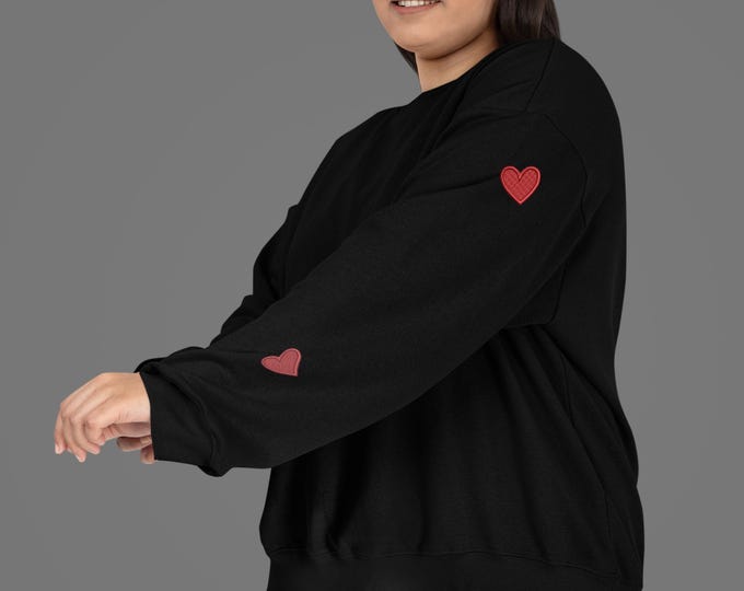 Heart Iron-On Denim Patches: Jeans Repair - 5cm x 3cm