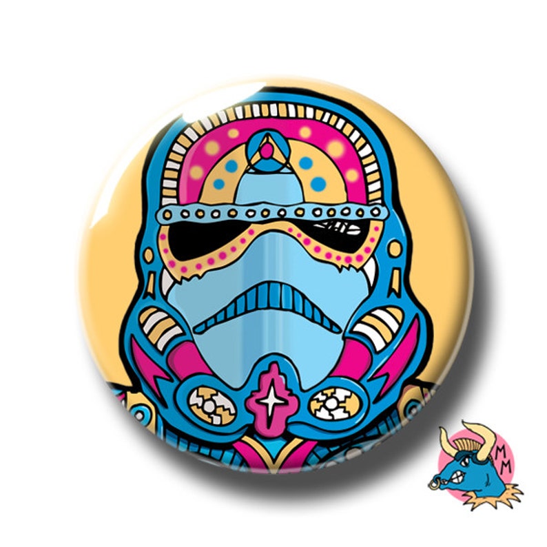 Stormtrooper Badge Yellow. Stormtrooper Pin. Star Wars Badge. | Etsy