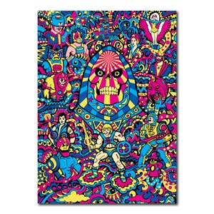 Scheda Skeletor, Scheda di compleanno, Scheda He-Man, Scheda fidanzato, Scheda per lui, Scheda marito, Masters of the Universe, MOTU, Scheda di compleanno, Scheda retrò