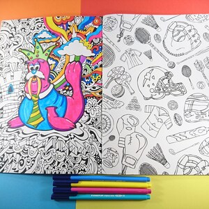 Coloring Book, Coloring Pages, Colouring Book, Colouring Pages, Pages For Colouring, Adult Colouring, Coloring For Grown Ups, Activity Book. image 2