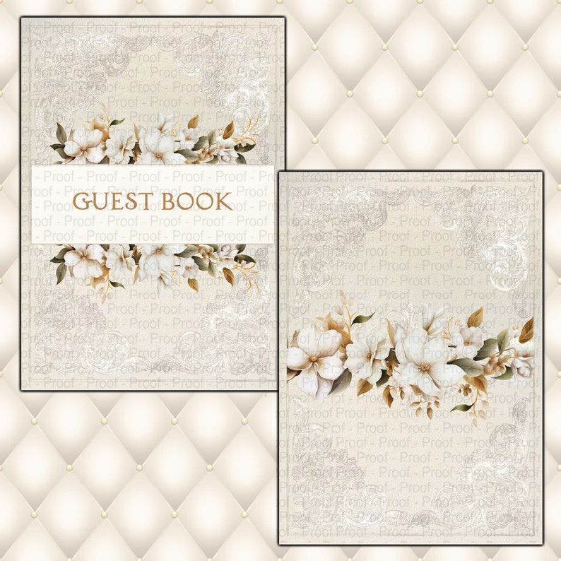 Printable Guest Book Pages/wedding Guest Book/guest Book Printable ...