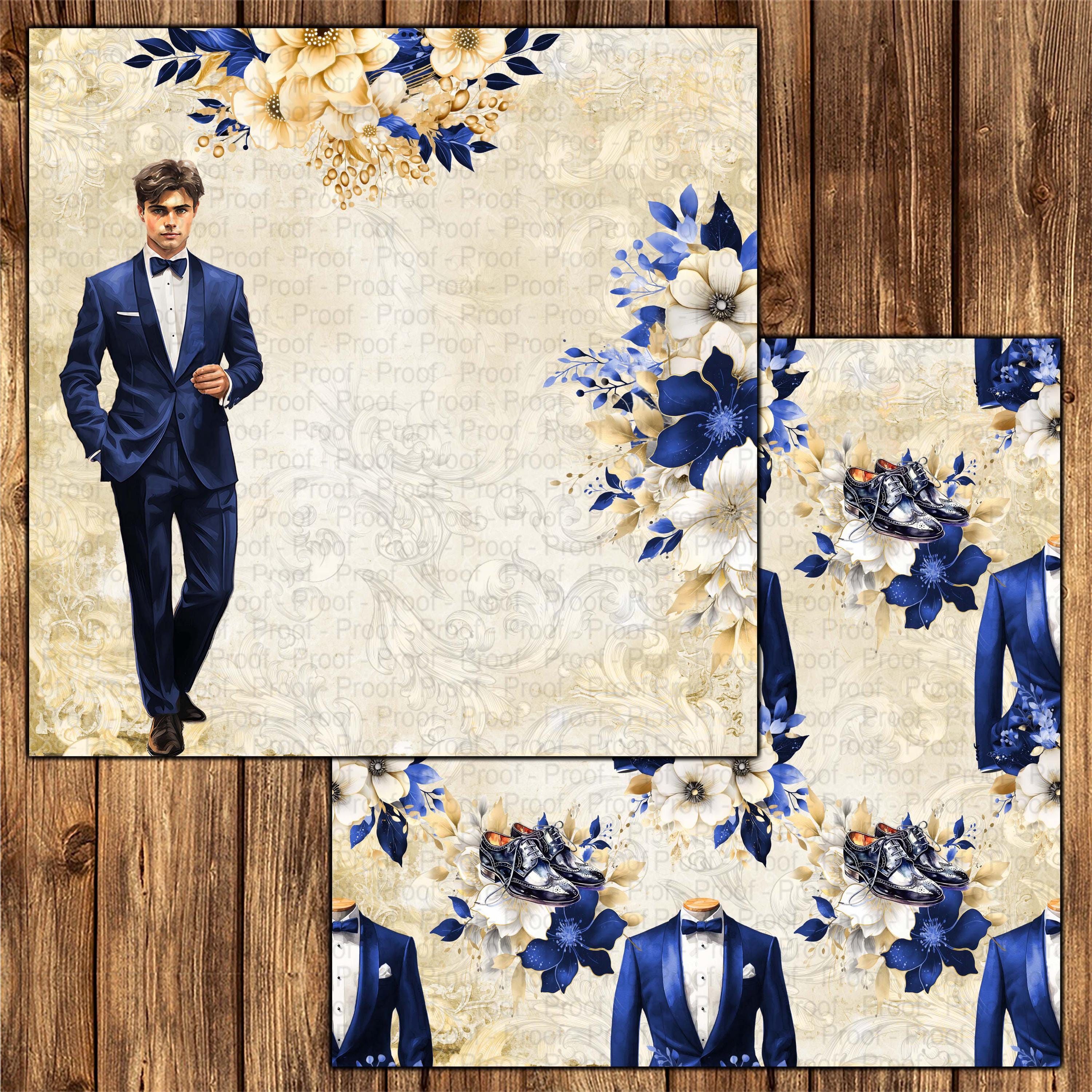 Prom Sheets The Star of the Prom, Prom Boy Digital Papers, Prom Night, Printable ...