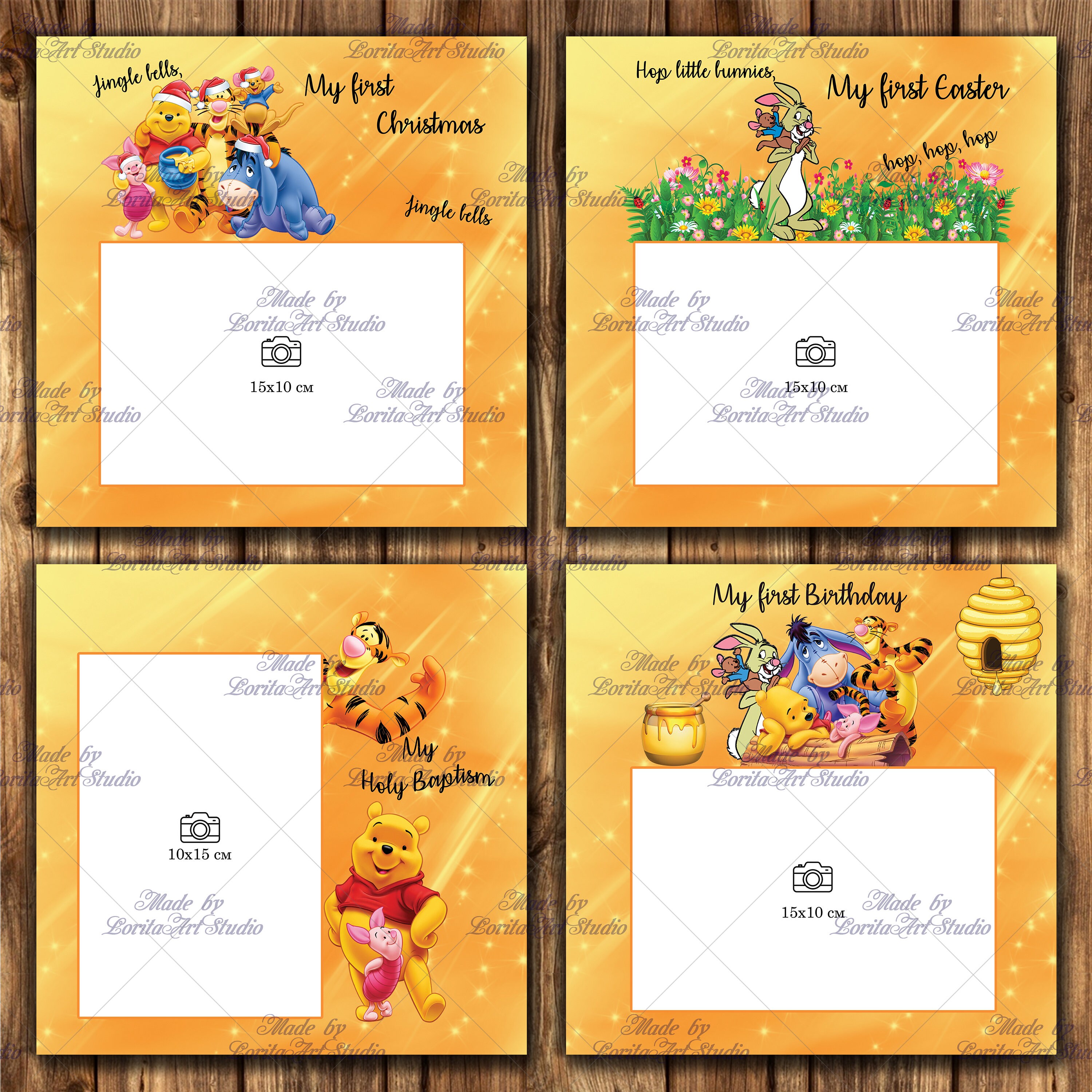 Winnie the Pooh Milestone Cards, Baby Milestone Cards, Printable ...