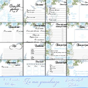 Diario La mia gravidanza, La mia gravidanza, formato digitale, Scrapbooking