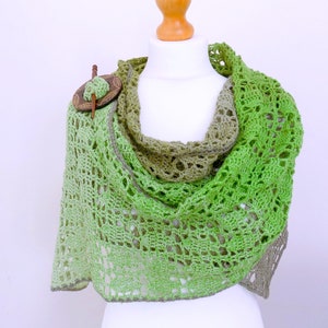 CROCHET PDF PATTERN: Leafy Boughs Shawl Crochet Shawl Pattern, Crochet Wrap Pattern, Crochet Shawl, Lacy Crochet Shawl, Lace Shawl Crochet image 1