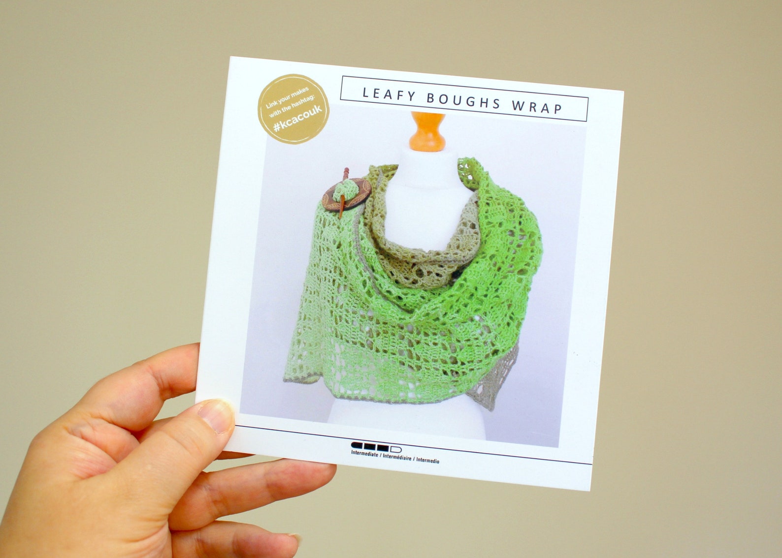 Crochet Kit Crochet Wrap Kit, DIY Crochet Kit, Crochet Shawl Kit, Yarn