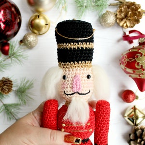 CROCHET PDF PATTERN: Traditional Nutcracker | Amigurumi pattern, crochet nutcracker, Amigurumi Nutcracker, fun amigurumi, Christmas Crochet