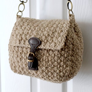 CROCHET PDF PATTERN: Bramble Saddle Bag | Crochet Bag, Crochet Handbag, Crochet bag purse, Crochet Shoulder Bag, Crochet Purse, Crochet