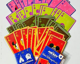 Collectable Disney Ephemera Playing Cards - 2 Options!