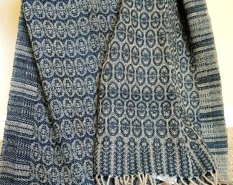 Handwoven Alpaca & Tencel Shawl