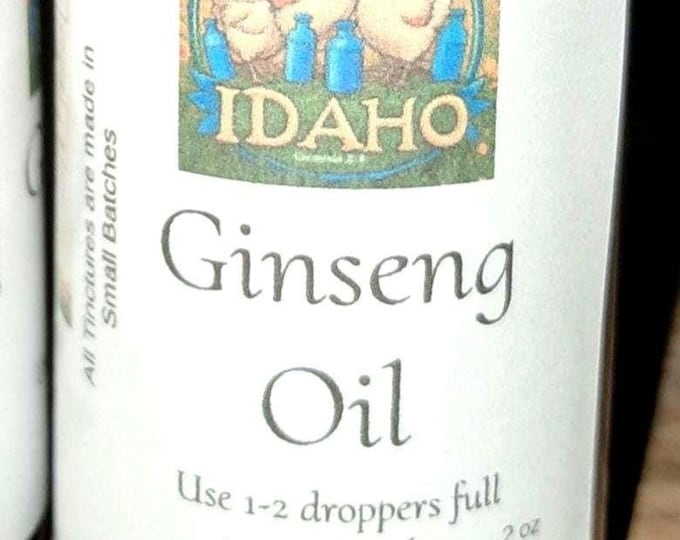 Ginseng (Red Panax) Organic Oil