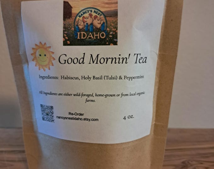 Good Mornin' Organic Herbal Loose-Leaf Tea 8oz
