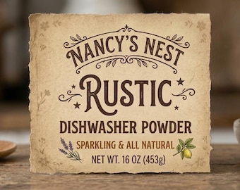 Rustic Dishwashing Powder Homestead Formula