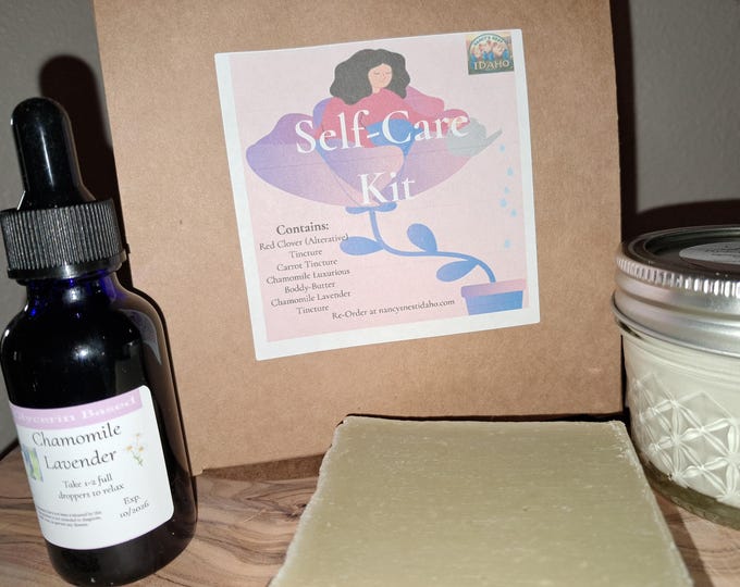 Self-Care Gift Box All-Natural Organic Herbal Items