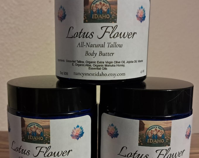 Manuka Honey Lotus Tallow Whipped Body Butter