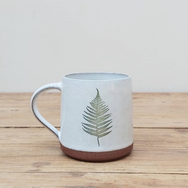 fern leaf mug