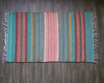 Wool Woven Krokbragd Rug