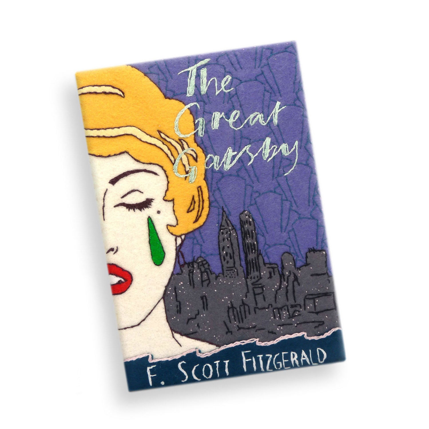 The Great Gasby By F Scott Fitzgerald Book Clutch Etsy