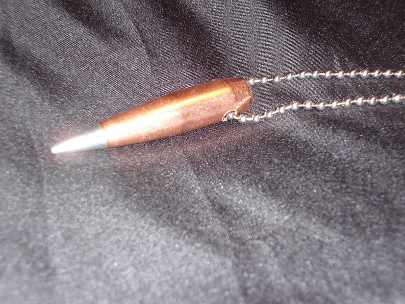 NEW .50 BMG Caliber Bullet Necklace / 30 Dogtag Chain / - Etsy Norway