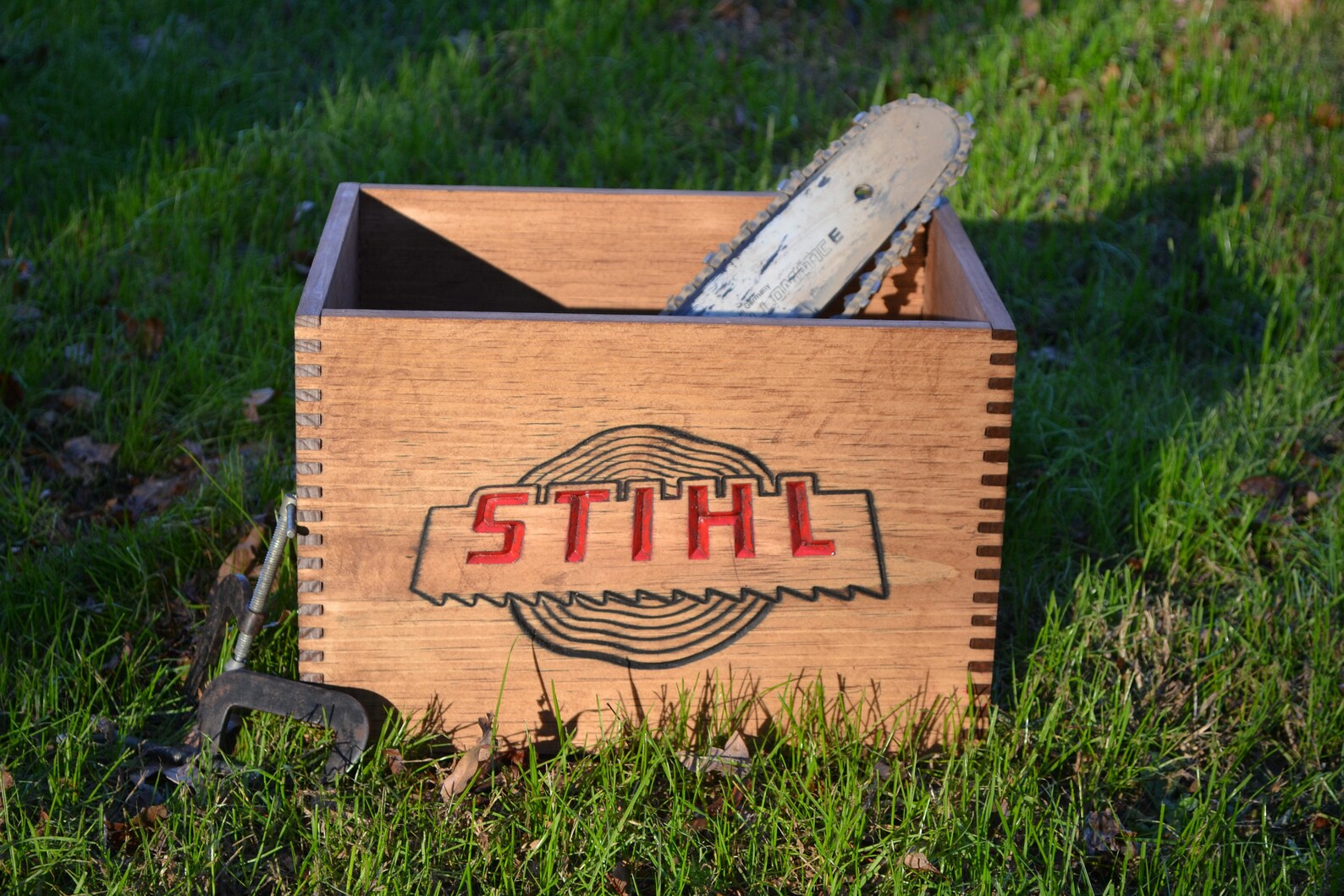 Vintage Stihl Chainsaw Parts Crate Replica for Mancave, Prop, Decor, Storage Etsy