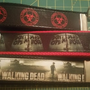 Keychain Wristlet Zombie Keychain Walker Keychain Key fob