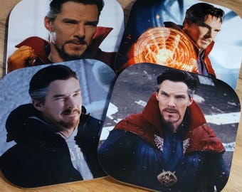 Dr Strange Coasters- Set of 4 Sandstone or Hardboard- superhero