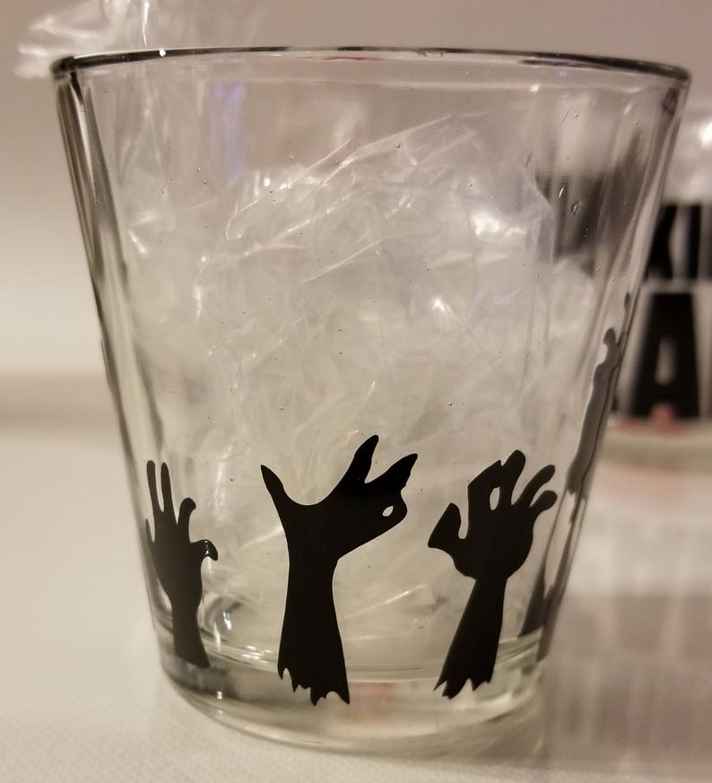 Walking Dead Shot Glasses- Choose one design Walkers Rick Grimes Zombies Special Order Welcome- Daryl Dixon