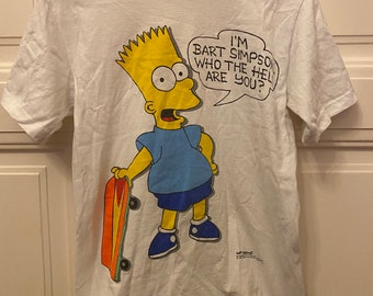 Cool Bart Simpsons Who the Hell Are You Shirt