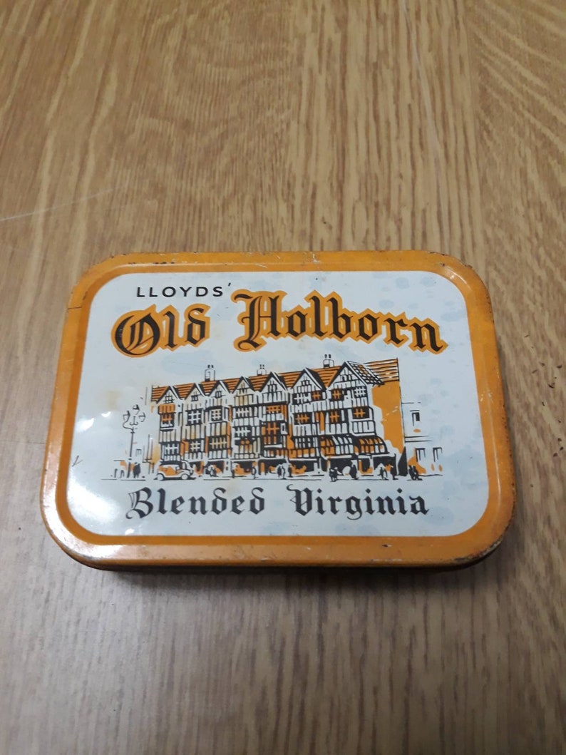 Old Holborn tobacco tin vintage tobacco tin Etsy Old Holborn tobacco tin vintage tobacco tin Etsy