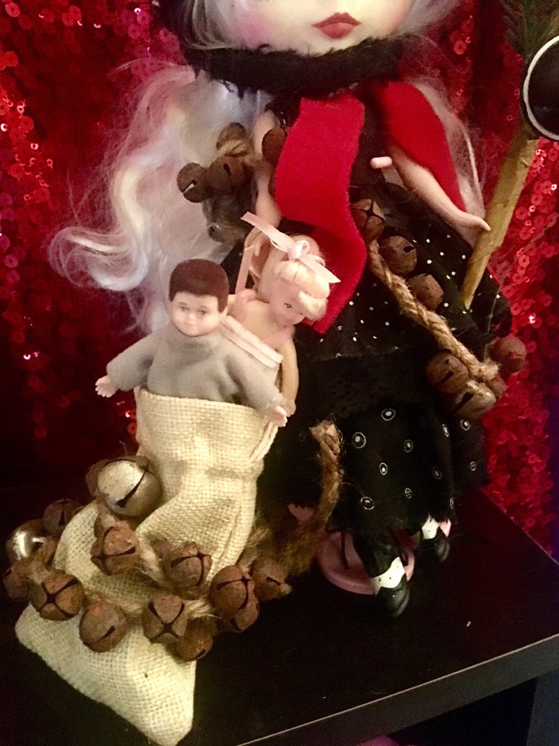 Custom Blythe krampus doll